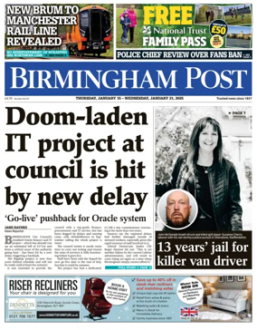 Cover of Birmingham Post