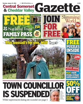 Cover of Central Somerset & Cheddar Valley Gazette