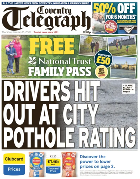 Cover of Coventry Telegraph