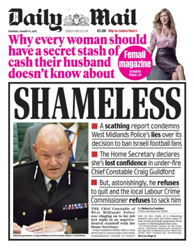 Cover of Daily Mail