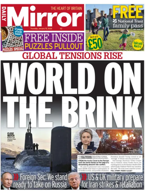 Cover of Daily Mirror