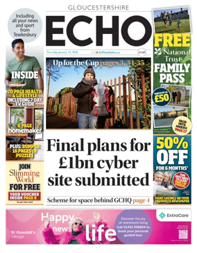 Cover of Gloucestershire Echo
