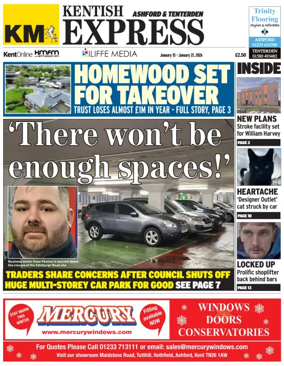 Cover of Kentish Express Ashford & District