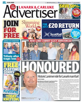 Cover of Lanark & Carluke Advertiser