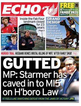 Cover of Liverpool Echo