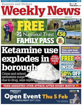 Cover of Runcorn & Widnes Weekly News