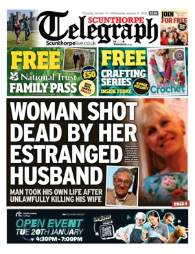 Cover of Scunthorpe Telegraph