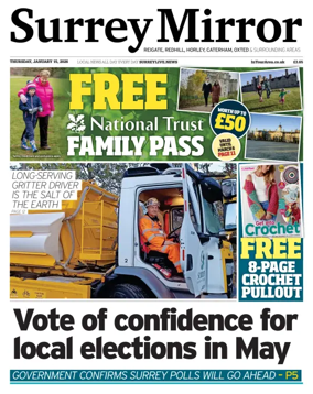 Cover of Surrey Mirror