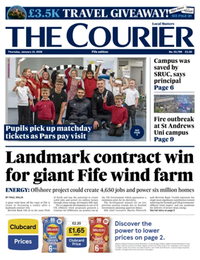 Cover of The Courier & Advertiser (Fife Edition)
