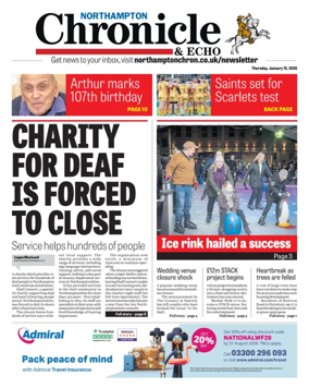 Cover of The Northampton Chronicle and Echo