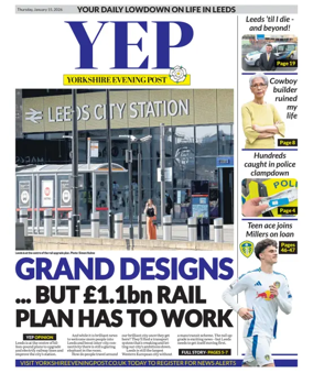 Cover of Yorkshire Evening Post