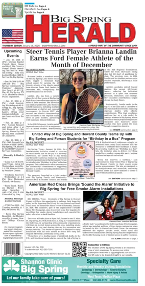 Cover of Big Spring Herald