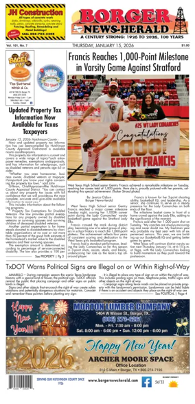 Cover of Borger News-Herald
