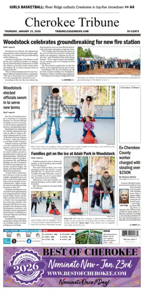 Cover of Cherokee Tribune