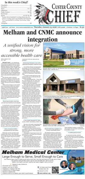 Cover of Custer County Chief