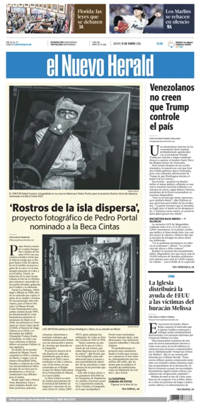 Cover of El Nuevo Herald