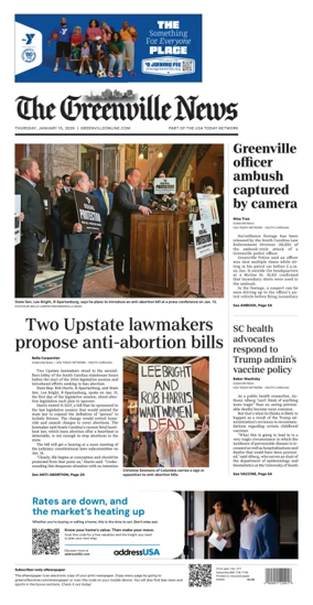 Cover of The Greenville News