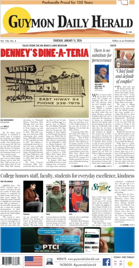 Cover of Guymon Daily Herald