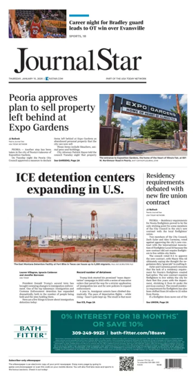 Cover of Journal Star (Peoria)