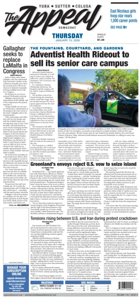 Cover of Marysville Appeal-Democrat