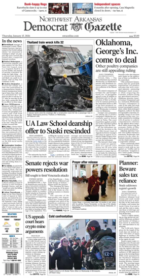 Cover of Northwest Arkansas Democrat-Gazette