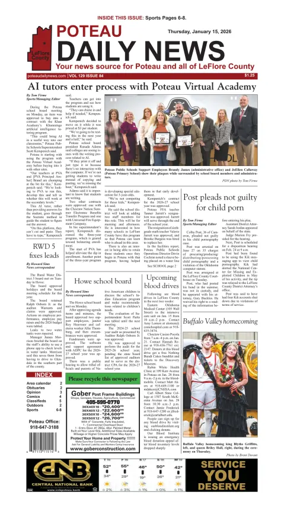 Cover of Poteau Daily News