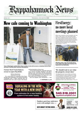 Cover of Rappahannock News