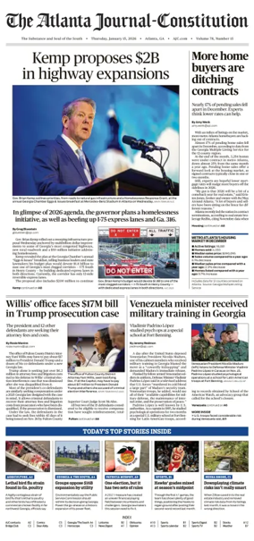 Cover of The Atlanta Journal-Constitution