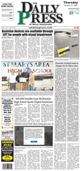 Cover of The Daily Press