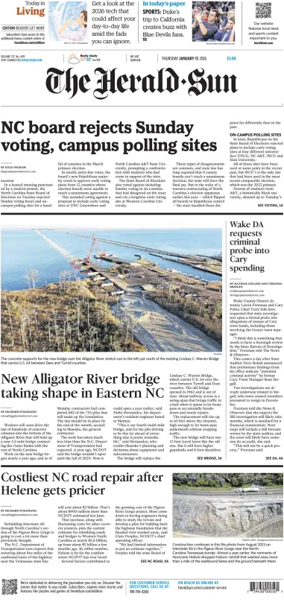 Cover of The Herald Sun