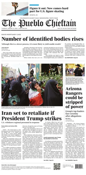 Cover of The Pueblo Chieftain