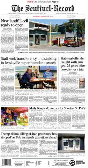 Cover of The Sentinel-Record