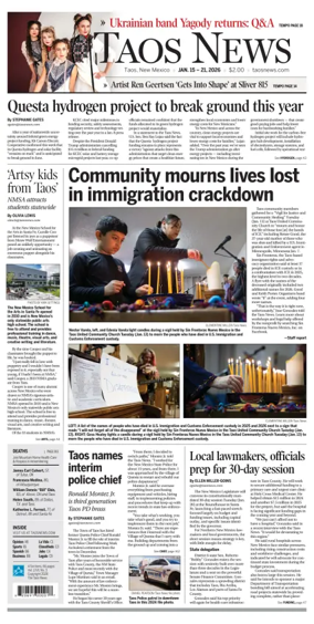 Cover of The Taos News