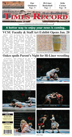 Cover of Valley City Times-Record