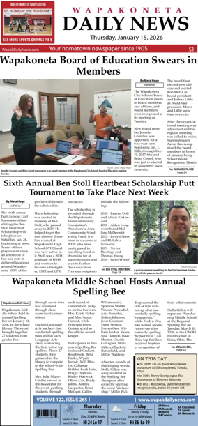 Cover of Wapakoneta Daily News