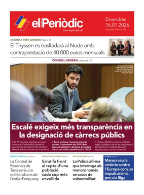 Cover of El Periodic D'Andorra