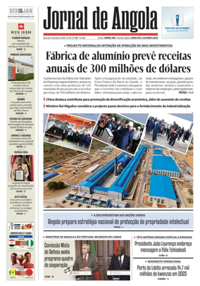 Cover of Jornal de Angola
