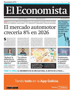 Cover of El Economista (Argentina)