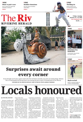 Cover of The Riverine Herald