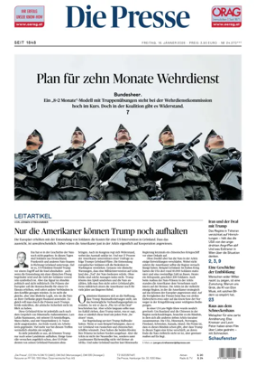 Cover of Die Presse