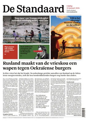 Cover of De Standaard