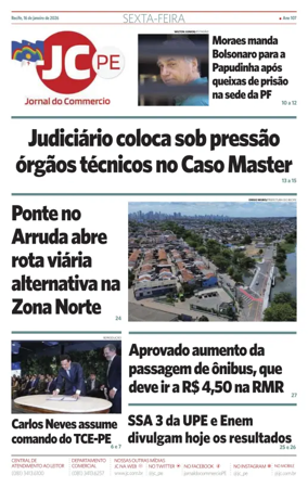 Cover of Jornal do Commercio