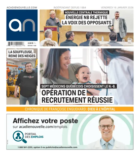 Cover of Acadie Nouvelle