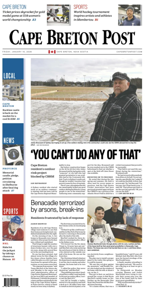 Cover of Cape Breton Post