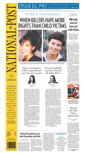 Cover of National Post - (National Edition)