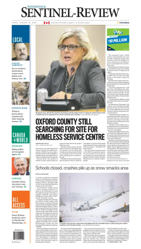 Cover of Sentinel-Review (Woodstock)