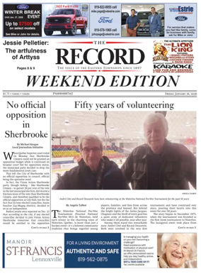 Cover of Sherbrooke Record