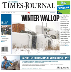 Cover of St. Thomas Times-Journal