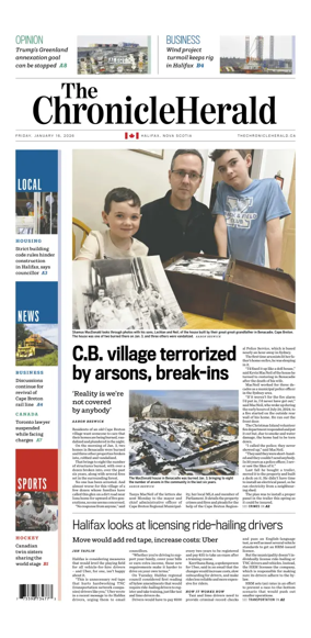 Cover of The Chronicle Herald (Metro)