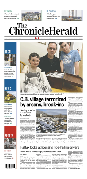 Cover of The Chronicle Herald (Provincial)